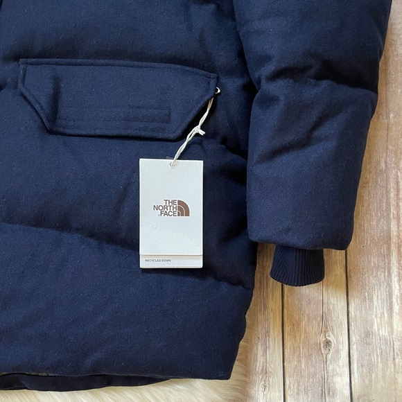 The North Face Women’s Brown Label Larkspur Wool Down Oversized Jacket - Picture 4 of 13